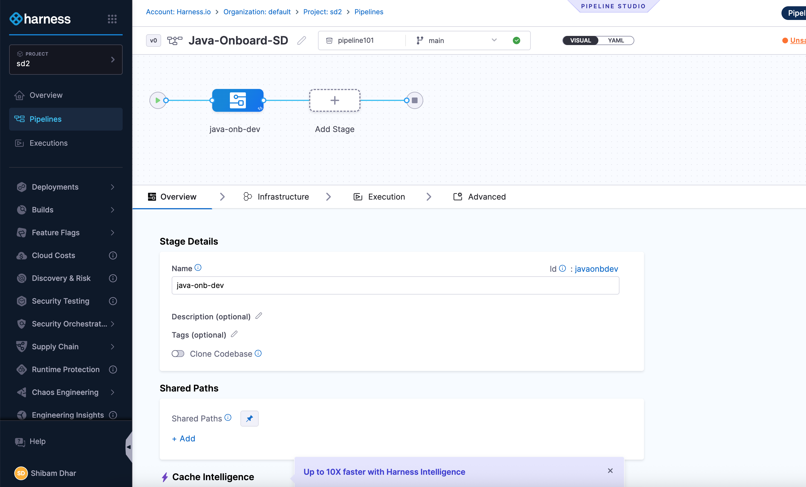 Add Developer Portal Stage
